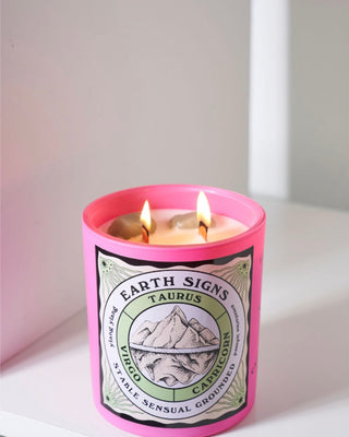 Earth Sign Candle