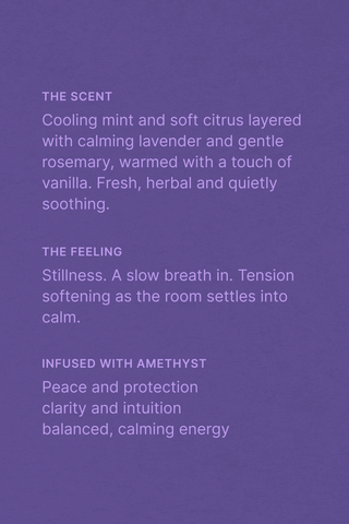 Cosmic Dreamer · Lavender & Mint · Amethyst Diffuser