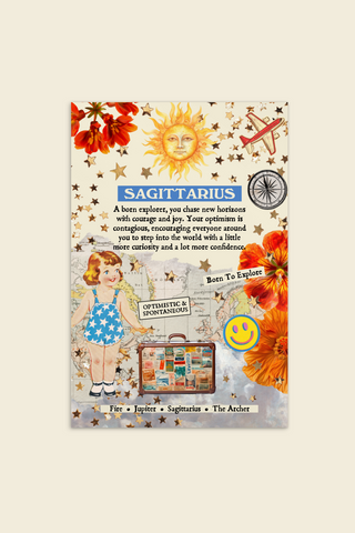 Sagittarius Zodiac Postcard